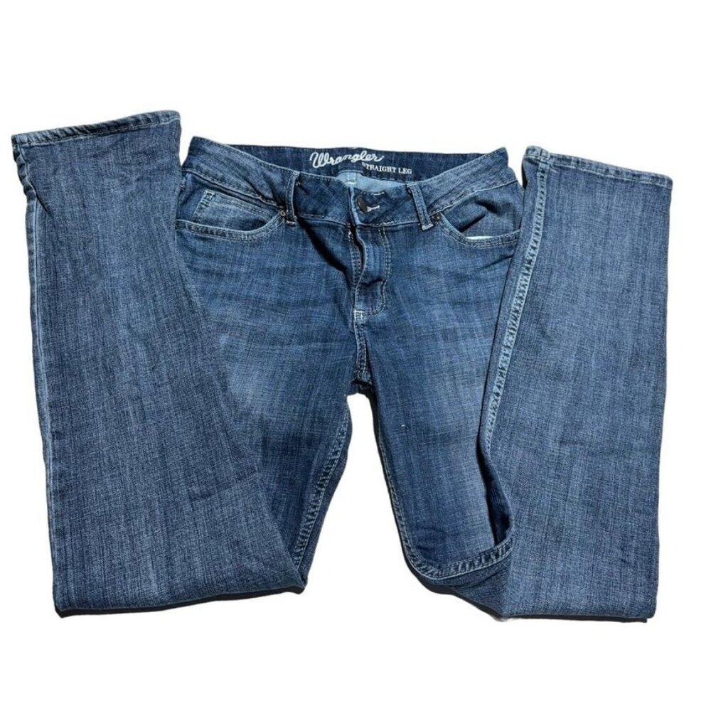 Wrangler Straight Leg Jeans Blue Size 9 (Women's 8)